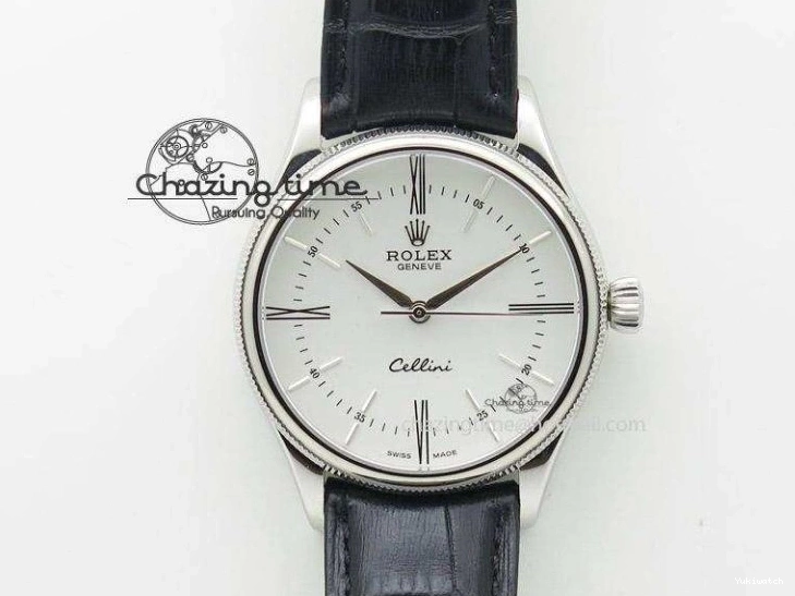 Edition SS on SA3165 Black Leather Strap Black Sticks Date Dial BP Maker Best Markers Real 50519 Cellini 1117